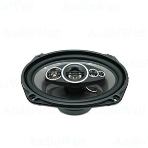 Audiobank 2X AB-690 6"x9" 1400 Total Power Handling Watts 5-Way Car Audio Stereo Coaxial Speakers Frequency Response: 45-20,000 Hz MidRange Injection Cone Woofer