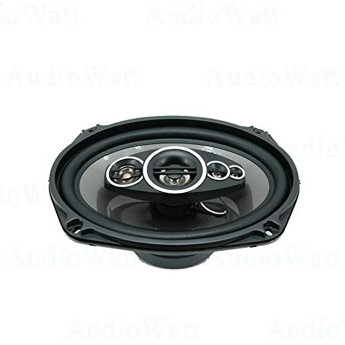 Audiobank 2X AB-690 6"x9" 1400 Total Power Handling Watts 5-Way Car Audio Stereo Coaxial Speakers Frequency Response: 45-20,000 Hz MidRange Injection Cone Woofer