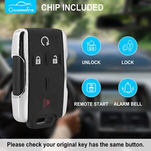 Key Fob Replacement for Chevrolet Silverado 1500 2500 3500, GMC Sierra 1500 2500 3500, Colorado GMC Canyon 2015-2020, Keyless Entry Remote Start FCC ID: M3N32337100(2 Packs)