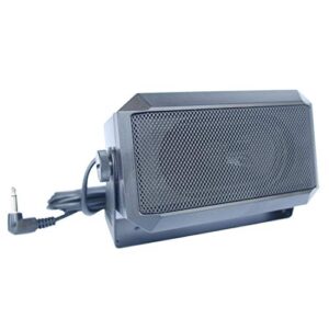 rectangular 3.5mm plug 5w external speaker/cb speaker for ham radio, cb and scanners trd550
