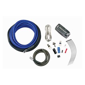 kicker 46pk8 pk8 8-awg amplifier power kit – power, ground, remote wire and fuse block.