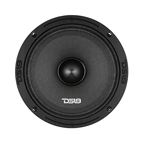 DS18 PRO-ZXI6.4BM 6.5" Pro Audio Midrange Loudspeaker - 600W Max, 300W RMS, 4 Ohms - Premium Quality Audio Door Speakers for Car or Truck Stereo Sound System (1 Speaker)