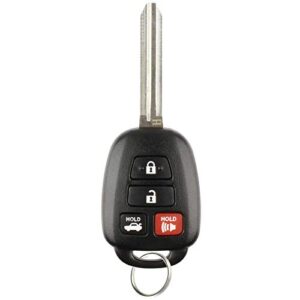 for 14-17 toyota corolla, 14-17 toyota camry keyless entry remote key fob combo 4btn hyq12bdm, hyq12bel, 1551a-12bdm