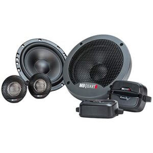 mb quart fsb216 formula component speaker system (black, pair) – 6.5 inch component speaker system, 70 watt, car audio, external crossover, 4 ohms