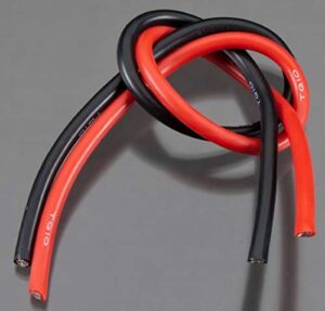 tq wire products 1102 10 gauge wire 1′ power wire kit black/red
