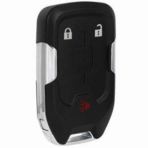 SCITOO Keyless Entry Remote Key Fob SHELL CASE Replacement for 3 Buttons Uncut Car Key for GMC Terrain 2018-2019 1pc FCC 1551A-AA HYQ1AA