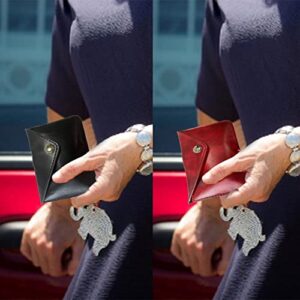 2Pcs Signal Blocking Bag for Car Keys, Faraday Key Fob Protector Anti-Theft Pouch Key Blocker