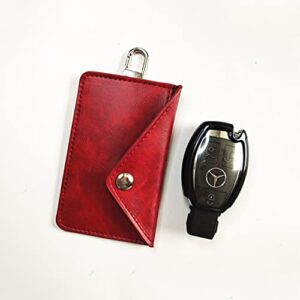 2Pcs Signal Blocking Bag for Car Keys, Faraday Key Fob Protector Anti-Theft Pouch Key Blocker