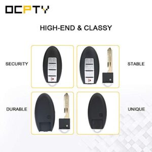 OCPTY 1X Uncut Keyless Entry Remote Control Key Fob Transmitter Replacement for Infiniti Nissan 350Z Altima Armada EX35 2.0L 2.5L 3.5L 02-15 PINHA-T036 95430-1U000