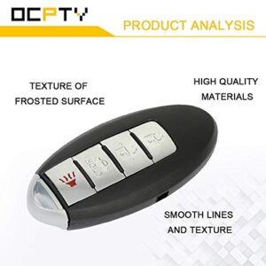 OCPTY 1X Uncut Keyless Entry Remote Control Key Fob Transmitter Replacement for Infiniti Nissan 350Z Altima Armada EX35 2.0L 2.5L 3.5L 02-15 PINHA-T036 95430-1U000