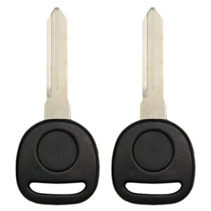 keyless2go replacement for new uncut empty key shell b102 shell only (2 pack)