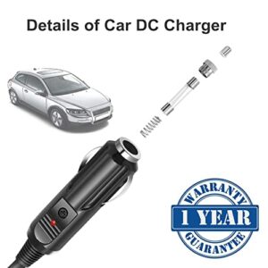SupplySource Car DC Charger Replacement for Insignia NS-D7PDVD 7" Dual Screen Portable DVD Player Power
