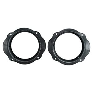 red wolf door speaker adapter fit ford f150 2009-2010, focus 2004-2012, escape 2005-2012, fiesta 2003-2012, c-max, 2003-2010 front rear speaker spacer ring 6.5″-6.75″ 2 pcs