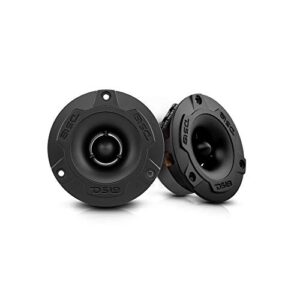 DS18 PRO-TWX1 Aluminum Super Bullet Tweeter 1", 240W Max, 4 Ohms, Built in Crossover - PRO Tweeters are The Best in The Pro Audio and Voceteo Market (2 Speakers Included)