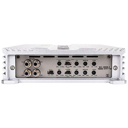 Hifonics BG-1000.4 Brutus Gamma BG Series 1,000-Watt Max 4-Channel Super A/B-Class Amp