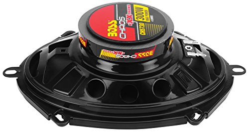 BOSS Audio Systems CH5730 Car Speakers - 300 Watts of Power Per Pair and 150 Watts Each, 5 x 7 Inch, Full Range, 3 Way, Sold in Pairs, Easy Mounting