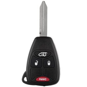 eccpp oht692713aa 1x keyless entry remote key fob case replacement for pacifica sebring 200 for dodge nitro avenger caliber for jeep liberty patriot compass wrangler oht692427aa
