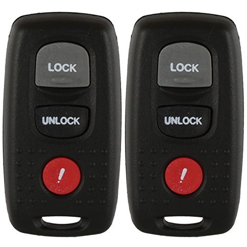 Discount Keyless Remote Entry Replacement Car Key Fob Alarm Clicker Control For Mazda 3 6 KPU41846 (2 Pack)