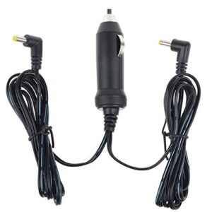 digipartspower dc car charger for philips pd7016/07 pd9122/12 dual screens portable dvd player