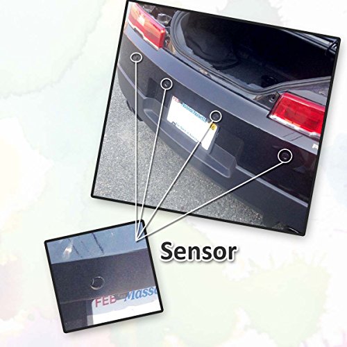 New 4 Parking Sensors LED Display Car Reverse Backup Radar System