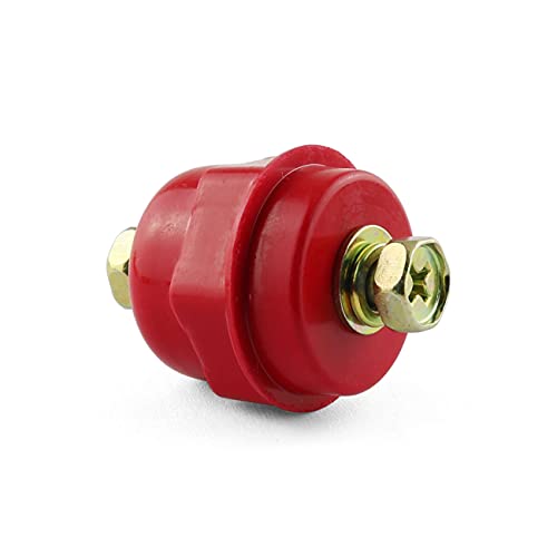 E-outstanding 5 Pcs Busba Insulator with Combined Screw, Red Resin Polyester Standoff Insulators, SM25xM6