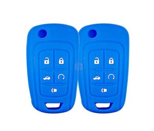 2x new key fob remote silicone cover fit/for select gm vehicles. oht01060512 etc