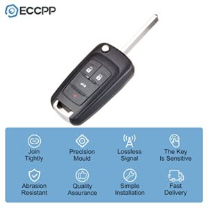 ECCPP key fob Keyless Entry Remote 10-17 Chevy for camaro for cruze for equinox for malibu for Buick for Regal for Encore for LaCrosse for GMC Terrain OHT01060512 5461A01060512-2pcs