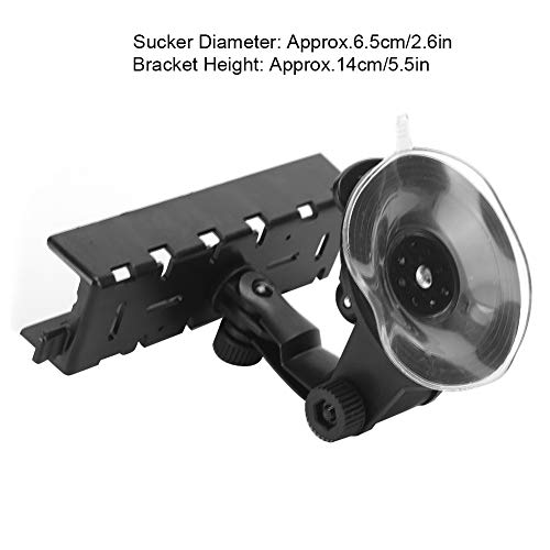 Dilwe1 Car Radio Panel Bracket, Durable ABS Adjustable and Rotatable Suction Mount Set Car Audio Mounting Kits for YAESU/FT-8800 /FT-8800R/ FT-8900