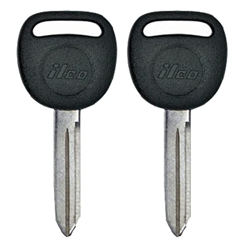 2x New non Transponder Ignition Key B102P Compatible With & Fits For Chevy GMC Cadillac Pontiac B102P