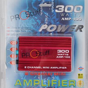 Prostuff AMP-100 300 Watt 2CH Mini Amplifier for Car and Motorcycle