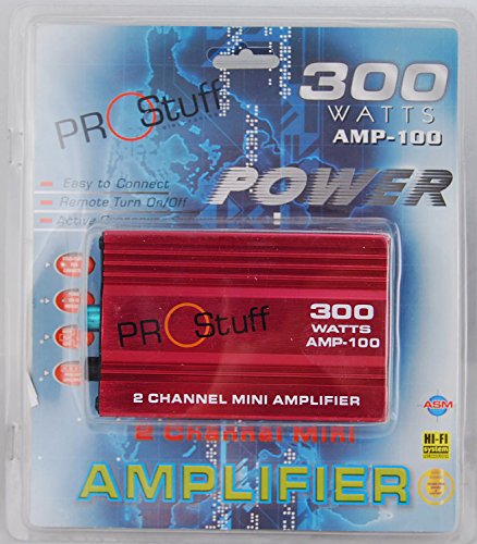 Prostuff AMP-100 300 Watt 2CH Mini Amplifier for Car and Motorcycle