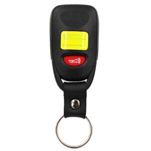 4 Buttons Key Fob Remote Control Case Shell Replacement OSLOKA423T for Hyundai 2007-2015 Sonata Kia 2010-2014 Forte 2008-2017 Elantra 2006-2010 Optima 2007-2009 Spectra (1PCS)