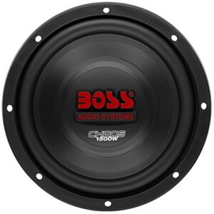 boss audio systems ch10dvc 1500 watt, 10 inch, dual 4 ohm voice coil car subwoofer