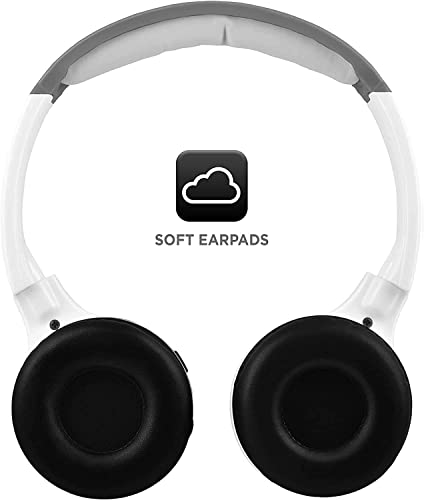 XO Vision IR630BL Universal IR Wireless Foldable Headphones - Black Wireless Bluetooth-Enabled Lightweight Portable for iPhone, Car, Kids Wireless Headphones for Universal Car Entertainment System