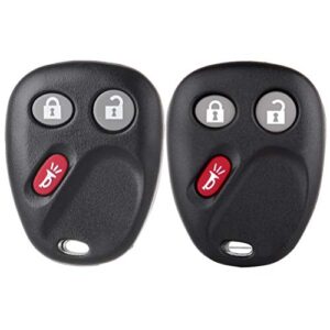scitoo keyless entry option with keyless shell replacement for 3 buttons 2003-2007 for cadillac for chevy for gmc for hummer for pontiac for saturn 2pcs fcc 10377295