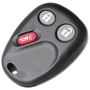 SCITOO Keyless Entry Option with Keyless SHELL Replacement for 3 Buttons 2003-2007 for Cadillac for Chevy for GMC for Hummer for Pontiac for Saturn 2PCS FCC 10377295