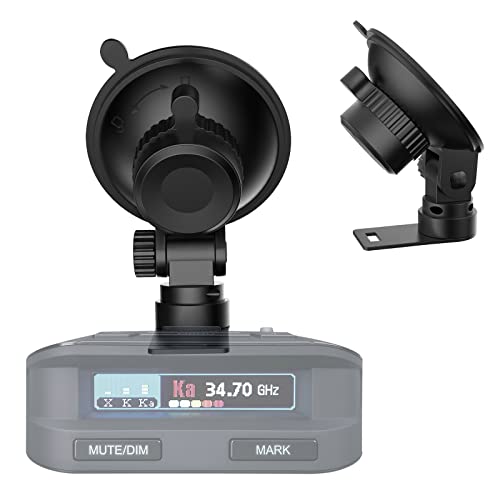 SDSACZMU Radar Detector Mount, Car Windshield &Dashboard Radar Detector Suction Cup  Mount, for Uniden Radar Detectors (not for Unlisted Models),Easy to Install.