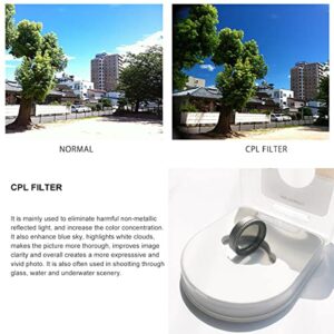 FUMALON CPL Filter Dash Cam Lens Compatial 1S, M300, A800, A800S, A500, A500S, Suitable for 70mai Dashcam Anti-Glare Wide Lens