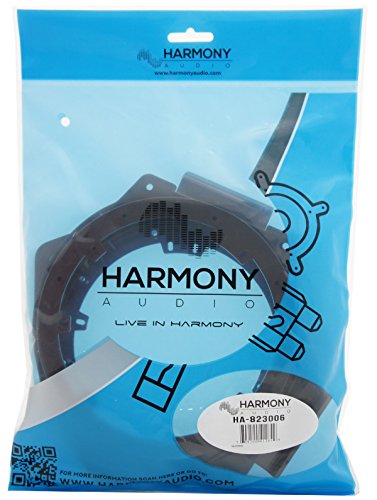 Harmony Audio Compatible with 2007-2014 Chevy Silverado HA-823006 Aftermarket 6.5" 6.75" Speakers Adapter