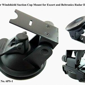 Radargun 6PS-1 Super Grip Suction Cup Mount for Beltronics Escort Passport Radar Detectors