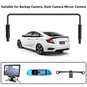 Aienxn 4 Pin 16.5 Ft Dash Cam Rear View Backup Camera Extension Cord for Car Backup Camera, Dash Cam Rear View Camera Q-054-16.5