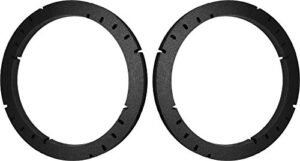 5.25″ 5 1/4″ speaker spacers depth extender extending rings – 1/2″ thick – id: 4 3/4″ od: 5 3/4″ – 1 pair – ssk525k – stackable – perfect for framing fiberglass enclosures