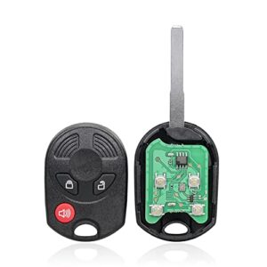 OUCD6000022 Flip Key Keyless Entry Remote Key Fob for Ford Escape for Ford Transit Connect 2012-2019 1 PCS 3 Buttons-SCITOO