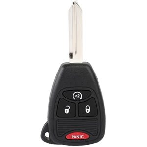 keyall 1 x remote head key for jeep compass for jeep patriot for jeep wrangler 2007-2018 oht692713a – 315mhz