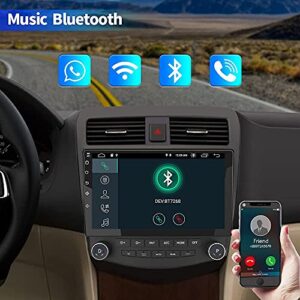 Car Radio Stereo for Honda Accord 2003 2004 2005 2006 2007,Built-in Carplay/Android Auto 10 inch Head Unit 2G RAM 32G ROM with WiFi GPS Navigation DSP Bluetooth