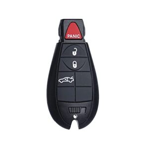 Key Fob FOBIK Keyless Entry Remote Control Replacement Fits for Dodge Dart 2012 2013 2014 2015 2016 2017 M3N32297100 56046771AA 4Button Keyed Ignition