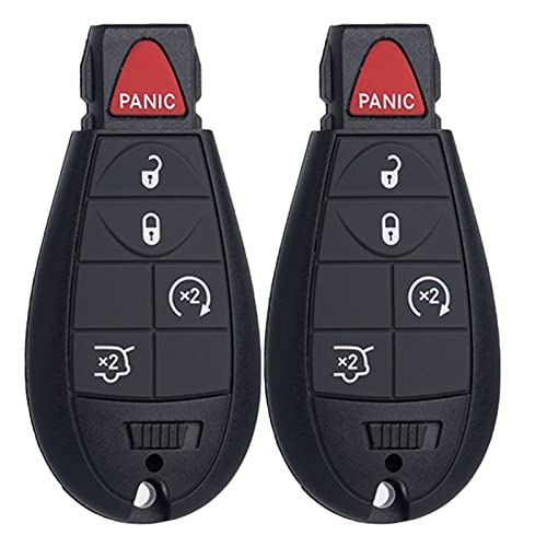 Remote Key Fob FOBIK Replacement Fits for Jeep Grand Cherokee 2008 2009 2010 2011 2012 2013 Commander 2008-2010 IYZ-C01C Keyless Entry Remote Start Control