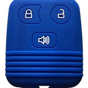 Rpkey Silicone Keyless Entry Remote Control Key Fob Cover Case protector Replacement Fit For Ford Lincoln Mercury Mazda CWTWB1U331 GQ43VT11T CWTWB1U345 8L3Z15K601B 8L-3Z-15K-601B