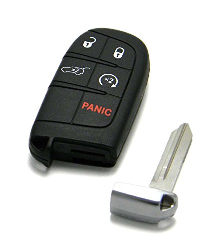 Mopar OEM Dodge Keyless Entry Remote Fob 5-Button Smart Proximity Key (FCC ID: M3N-40821302 / P/N: 68150061)
