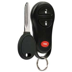 key fob fits 1999-2005 chrysler dodge plymouth keyless entry remote + key (04686481 y160-pt)
